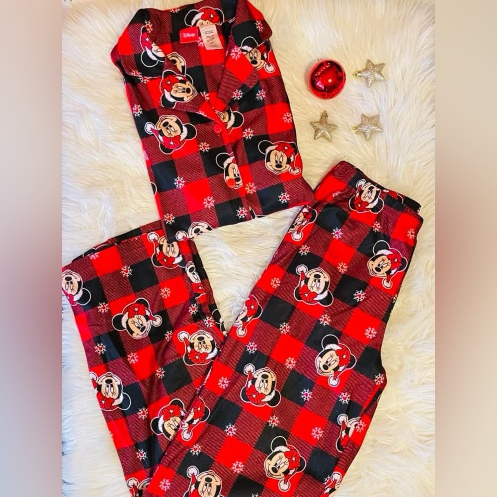 Disney Minnie Mouse‎ Red Plaid Women’s Pajamas